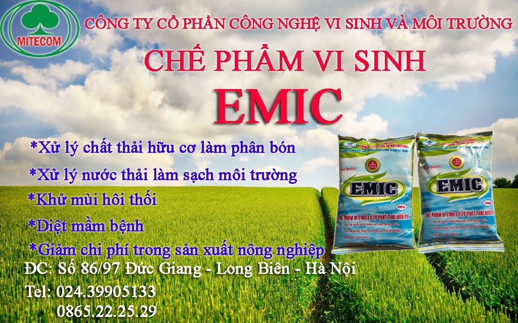 Chế phẩm vi sinh EMIC