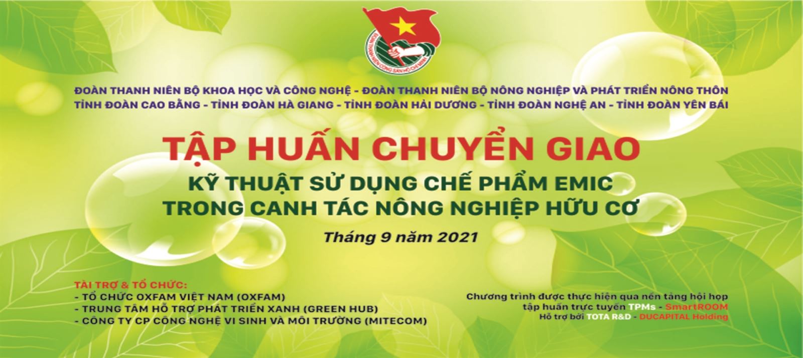 Tập huấn chế phẩm Emic