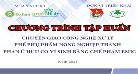 Chương trình sản xuất phân bón hữu cơ vi sinh