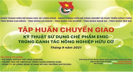 Tập huấn chuyển giao kỹ thuật sử dụng chế phẩm EMIC trong canh tác nông nghiệp hữu cơ